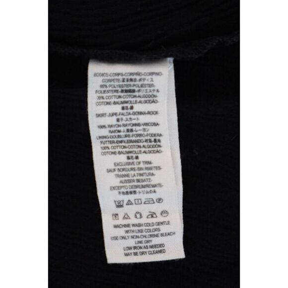 Free People Women's z 4 Black Embroidered Lonesome Dove High-Low Hem Dress - Picture 14 of 16